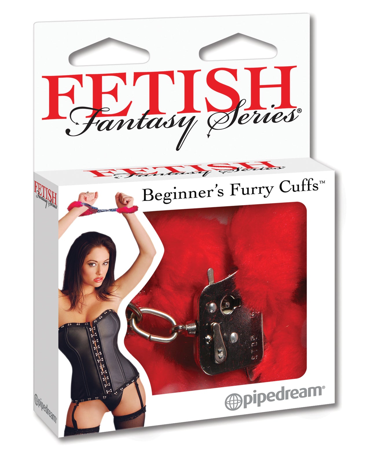Fetish Fantasy Series Beginner’s Furry Cuffs – Red