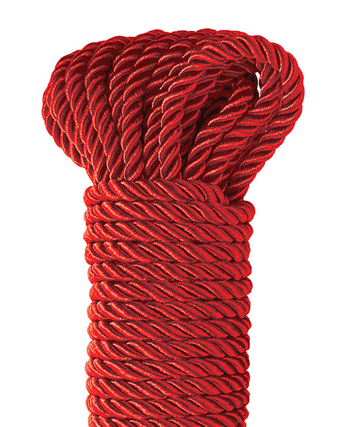 Fetish Fantasy Series Deluxe Silk Rope - Red - Image 5