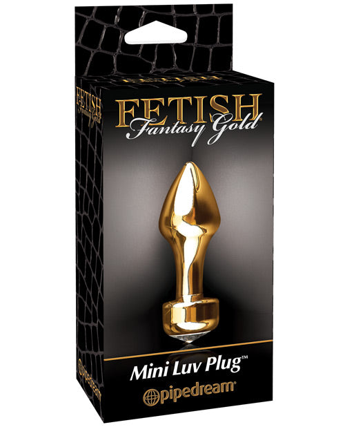 Fetish Fantasy Gold Mini Luv Plug - Gold - Image 3