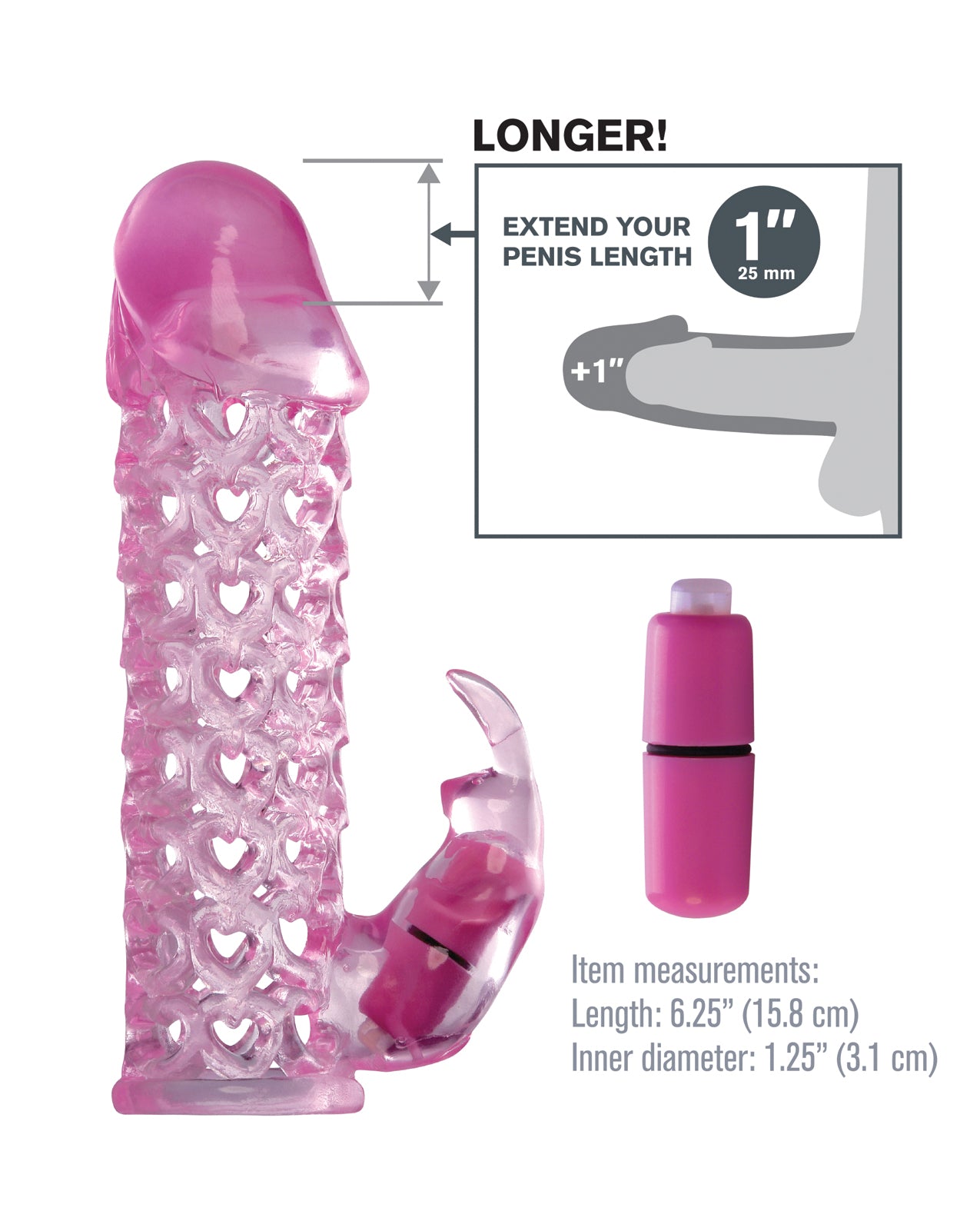 Fantasy X-tensions Vibrating Couples Cage - Pink - Image 4