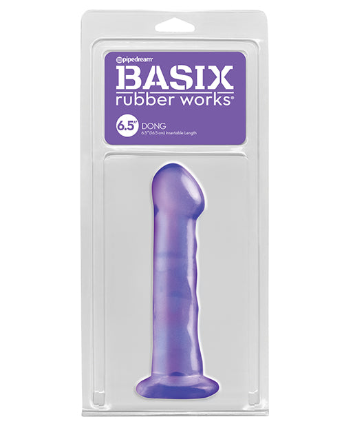 Basix Rubber Works 6.5″ Dong – Purple