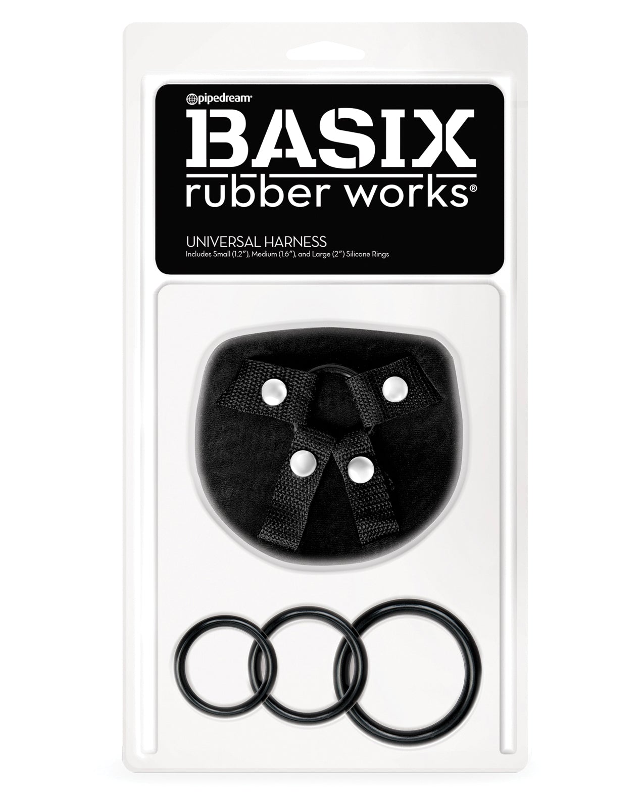 Basix Rubber Works Universal Harness – Black