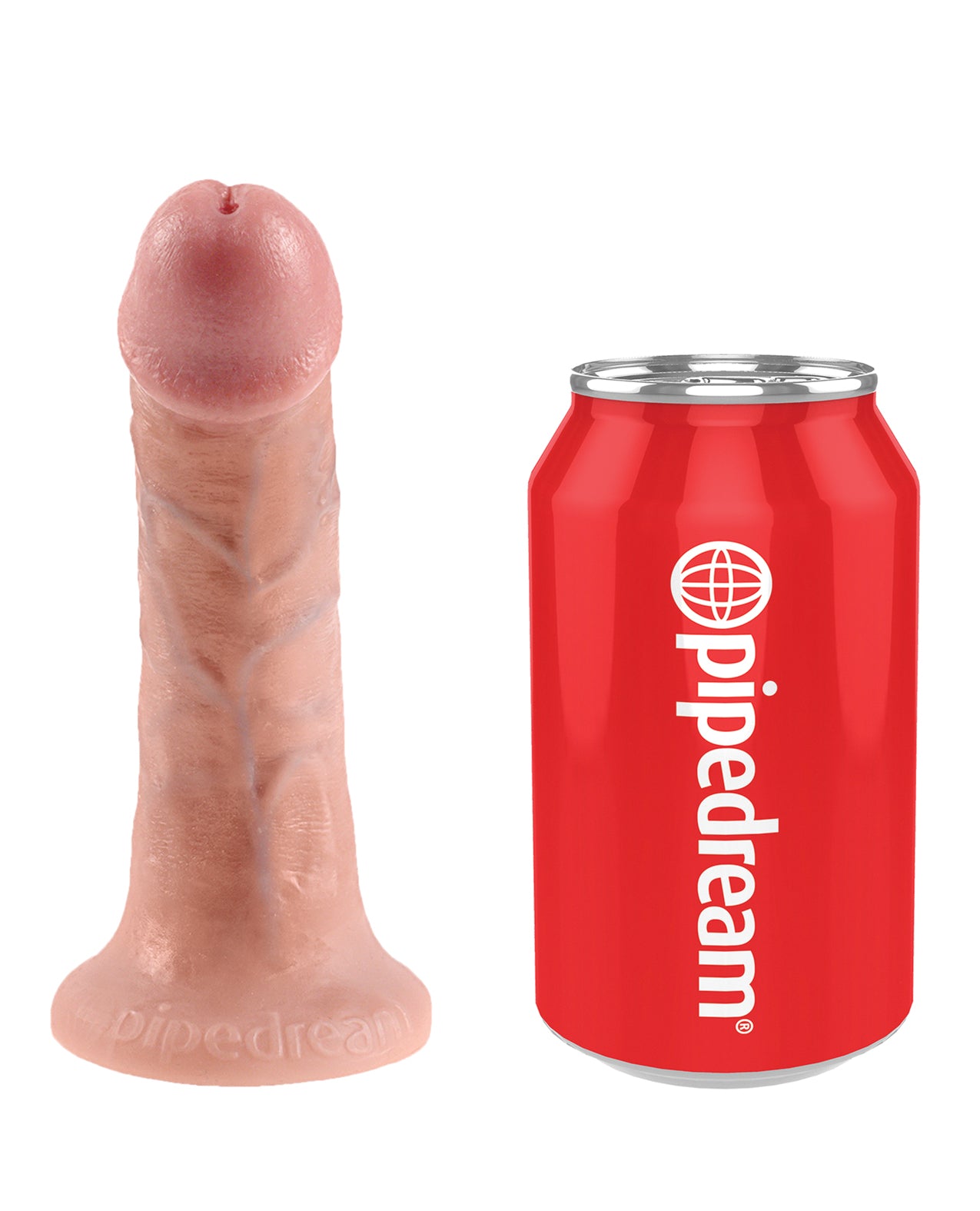 King Cock Strap-On Harness w/6" Cock - Flesh - Image 3