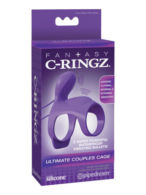 Fantasy C-Ringz Ultimate Couples Cage - Purple