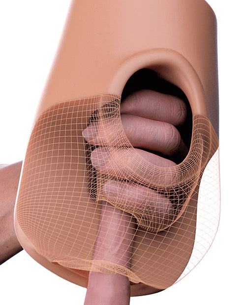 PDX Plus Pussy Pounder Squeeze Stroker - Brown - Image 5