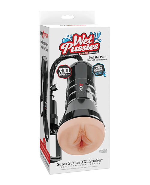 PDX Extreme Wet Pussies Super Sucker XXL Stroker – Light