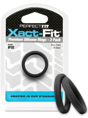 Perfect Fit Xact Fit #10 - Black Pack of 2