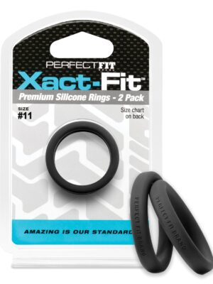 Perfect Fit Xact Fit #11 - Black Pack of 2
