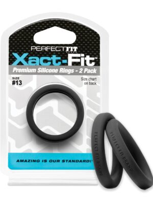 Perfect Fit Xact Fit #13 - Black Pack of 2