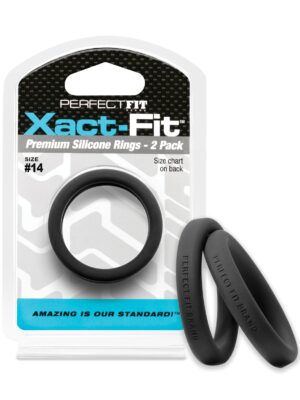 Perfect Fit Xact Fit #14 - Black Pack of 2
