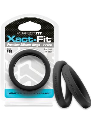 Perfect Fit Xact Fit #18 - Black Pack of 2