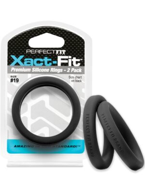 Perfect Fit Xact Fit #19 - Black Pack of 2