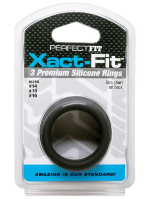 Perfect Fit Xact Fit 3 Ring Kit S/M - Black