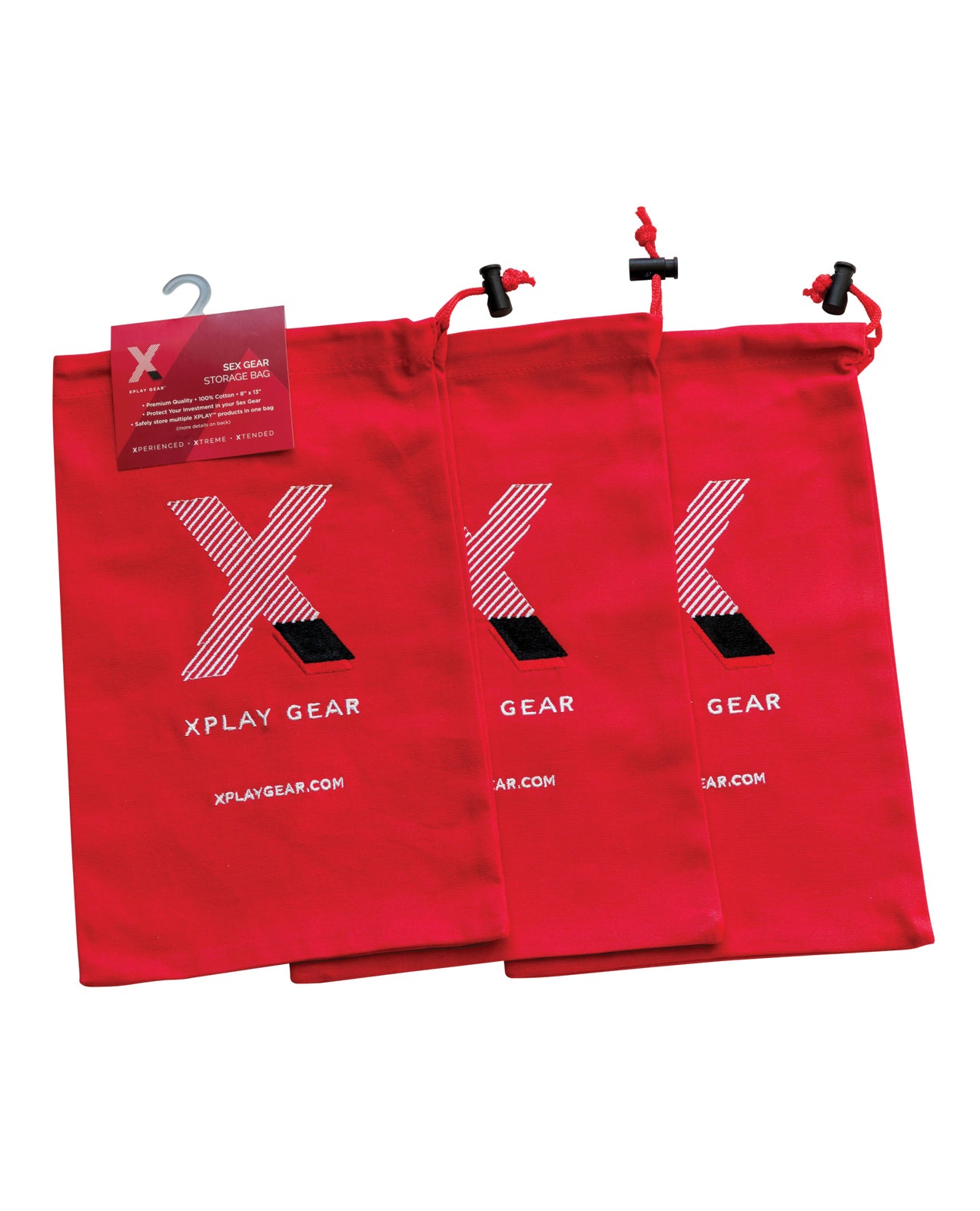 Xplay Gear Ultra Soft Gear Bag 8″ x 13″ – Cotton Pack of 3