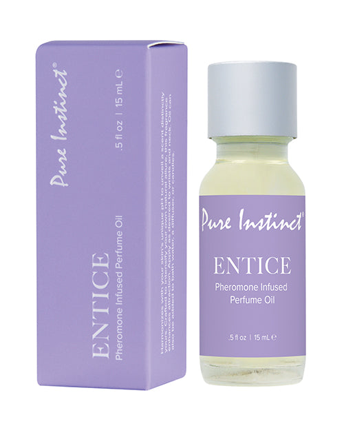 Pure Instinct Pheromone Perfume Oil Entice – 15 ml Dropper Glass