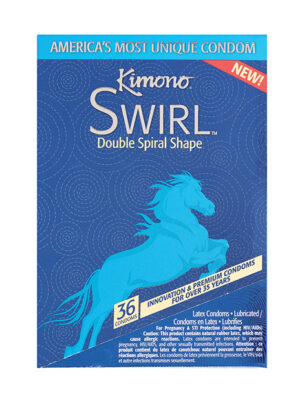 Kimono Swirl Condoms - Pack of 36