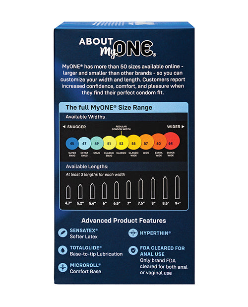 My One Super Snug Condoms - Pack of 10 - Image 3