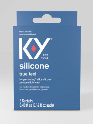 K-Y Silicone True Feel Lube Pack of 3 Satchet