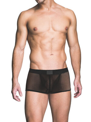 Prowler RED Fishnet Ass-less Trunk - Black MD