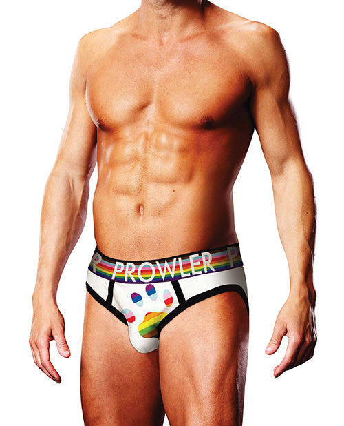 Prowler Oversized Paw Brief – White/Multi SM