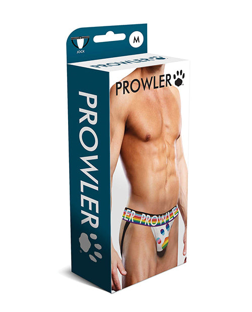 Prowler Oversized Paw Jock Strap - White/Multi MD - Image 3