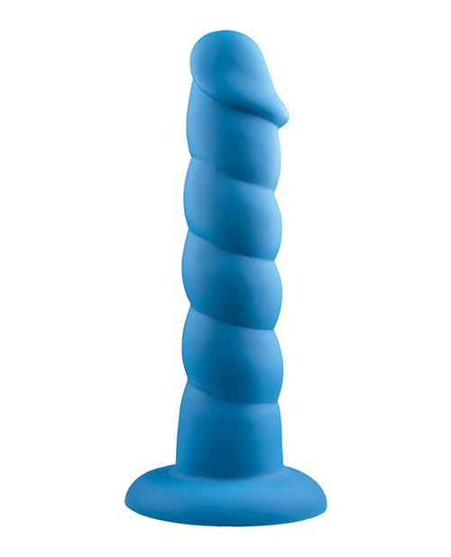 Rock Candy Suga Daddy 9.5″ Silicone Dildo – Blue