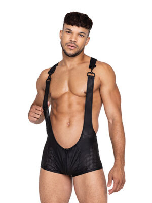 Master Singlet w/Hook & Ring Closure & Contoured Zipper Pouch Black MD
