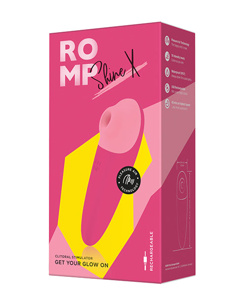 ROMP Shine X Clitoral Vibrator - Pink - Image 5