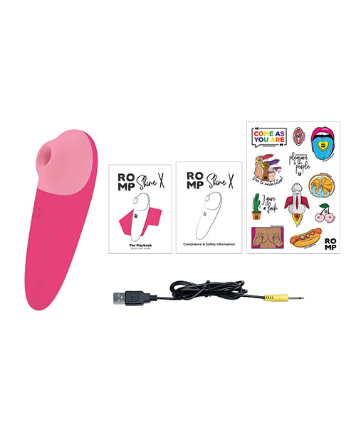 ROMP Shine X Clitoral Vibrator - Pink - Image 4