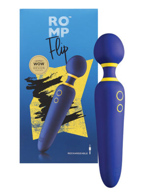 ROMP Flip Wand Massager - Blue