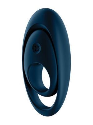 Satisfyer Glorious Duo Ring Vibrator - Dark Blue