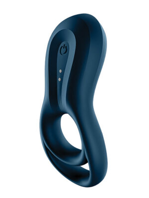 Satisfyer Epic Duo Ring Vibrator - Dark Blue