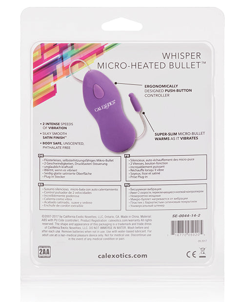 Whisper Micro Heated Bullet - Purple - Image 10