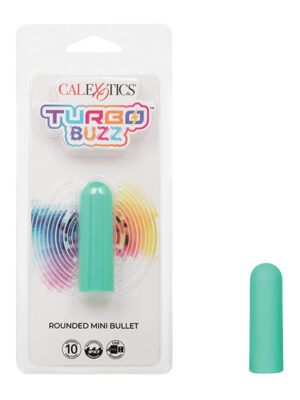 Turbo Buzz Rounded Mini Bullet Stimulator - Green
