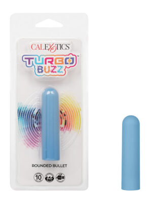 Turbo Buzz Rounded Bullet Stimulator - Blue
