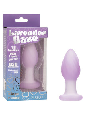 Lavender Haze Ridge Anal Probe - Lavender/White