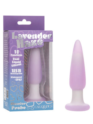 Lavender Haze Slender Anal Probe - Lavender/White