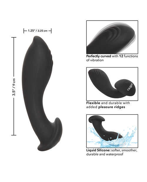 Eclipse Liquid Silicone Flex Probe - Black - Image 5