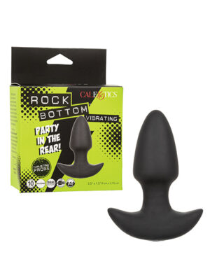Rock Bottom Thrusting Anal Probe - Black