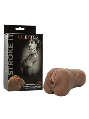 Stroke It Pussy Masturbator - Brown