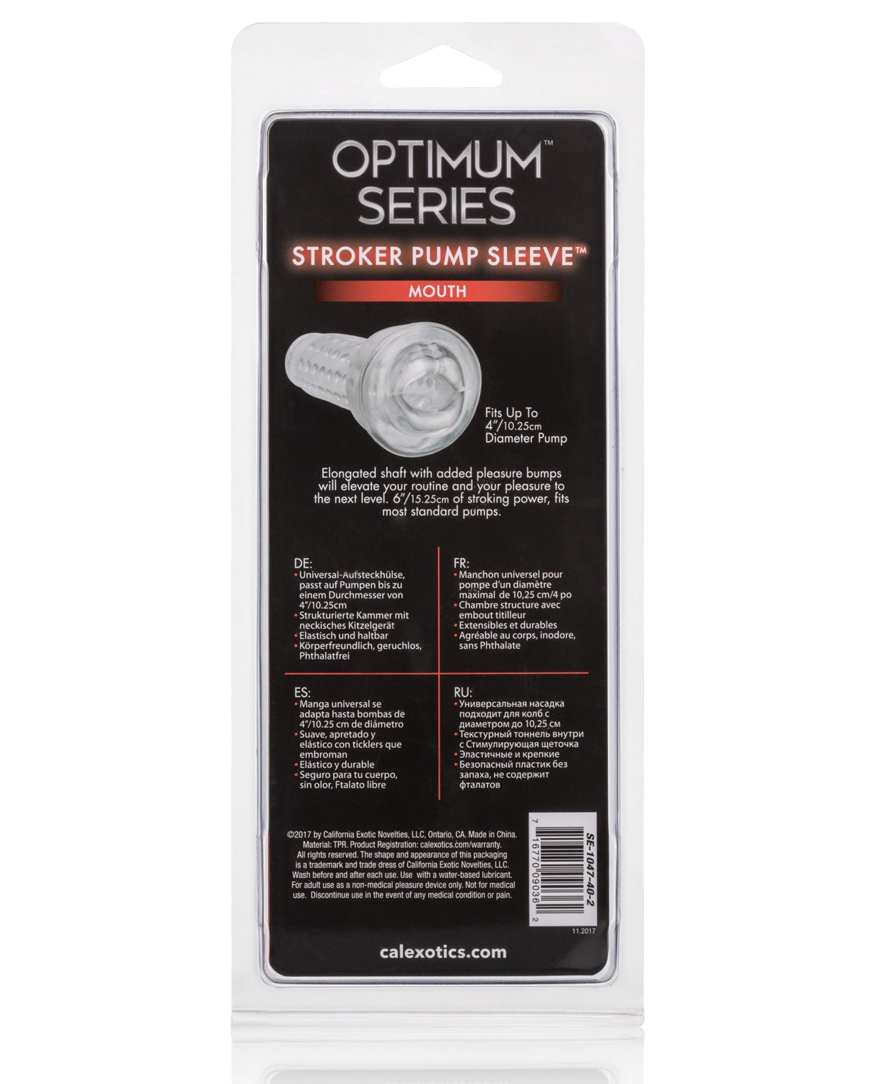 Optimum Series Stroker Pump Sleeve - Mouth Clear - Image 11