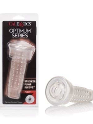 Optimum Series Stroker Pump Sleeve - Pussy Clear