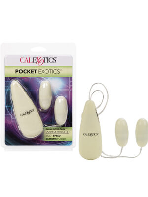 Pocket Exotics Glow In The Dark Double Bullets