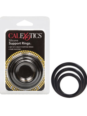 Silicone Support Rings - Black