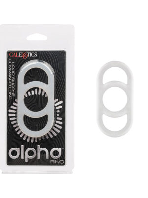 Alpha Liquid Silicone Commander Cock Ring - Natural