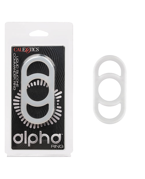 Alpha Liquid Silicone Commander Cock Ring – Natural