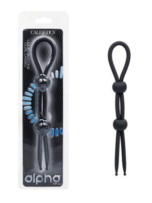 Alpha Liquid Silicone Dual Lasso - Black