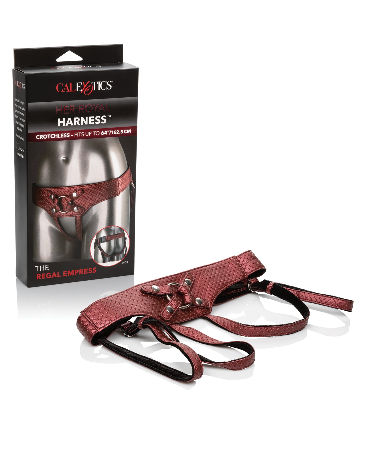 Her Royal Harness The Regal Empress – Red
