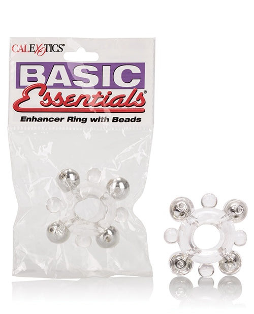 Basic Essentials Enhancer Ring w/Beads – Clear