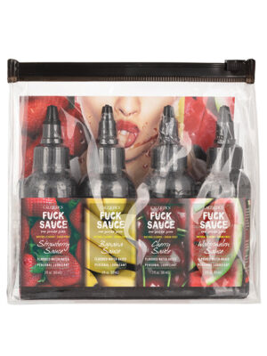 Fuck Sauce Flavored Water Based Personal Lubricant Variety 4 Pack - 2 oz Each